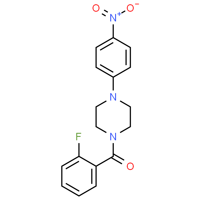 (2-Fluorophenyl)(4-(4-nitrophenyl)piperazin-1-yl)methanone