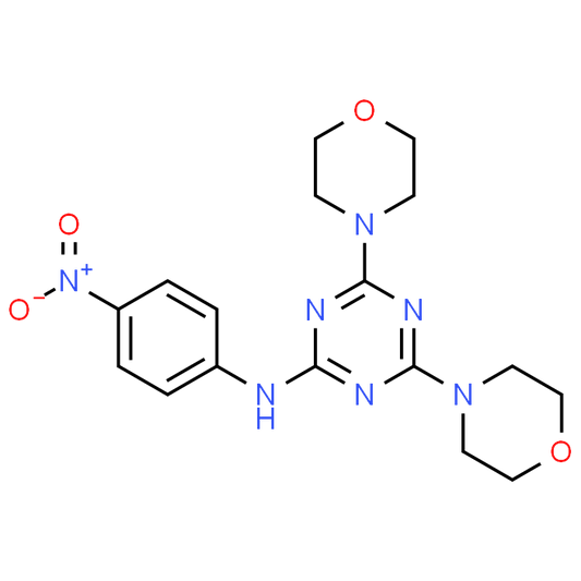 4,6-Dimorpholino-N-(4-nitrophenyl)-1,3,5-triazin-2-amine