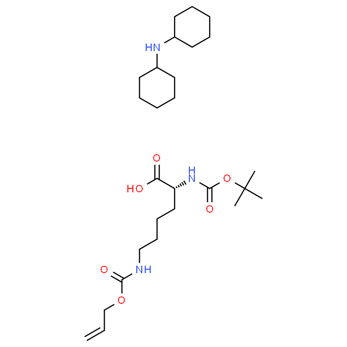 Dicyclohexylamine (R)-6-(((allyloxy)carbonyl)amino)-2-((tert-butoxycarbonyl)amino)hexanoate