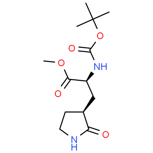 (S)-Methyl 2-((tert-butoxycarbonyl)amino)-3-((S)-2-oxopyrrolidin-3-yl)propanoate