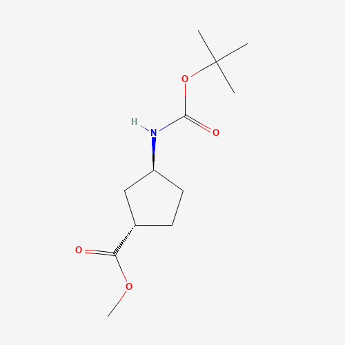 (1S,3S)-Methyl 3-((tert-butoxycarbonyl)amino)cyclopentanecarboxylate