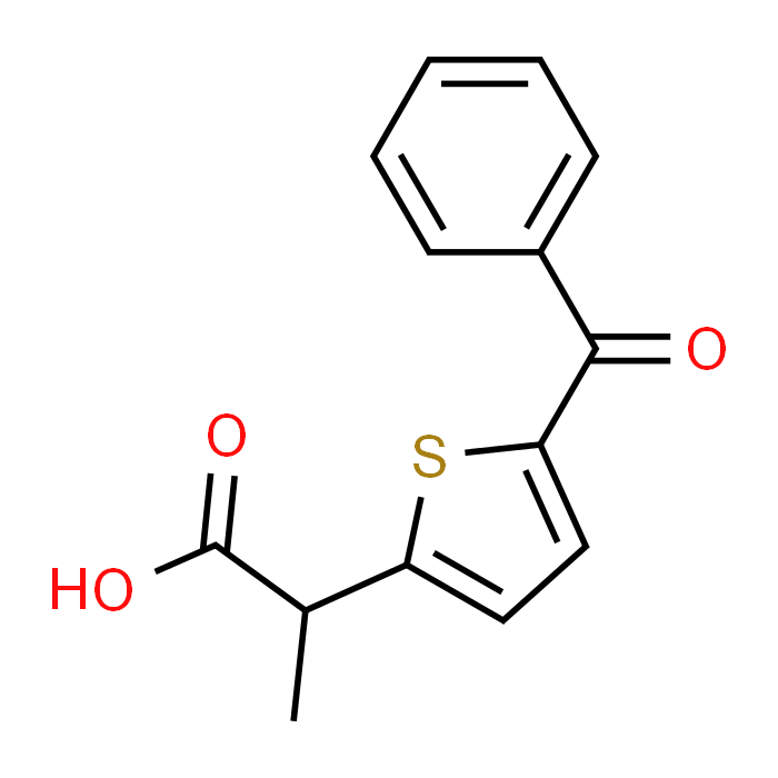 2-(5-Benzoylthiophen-2-yl)propanoic acid