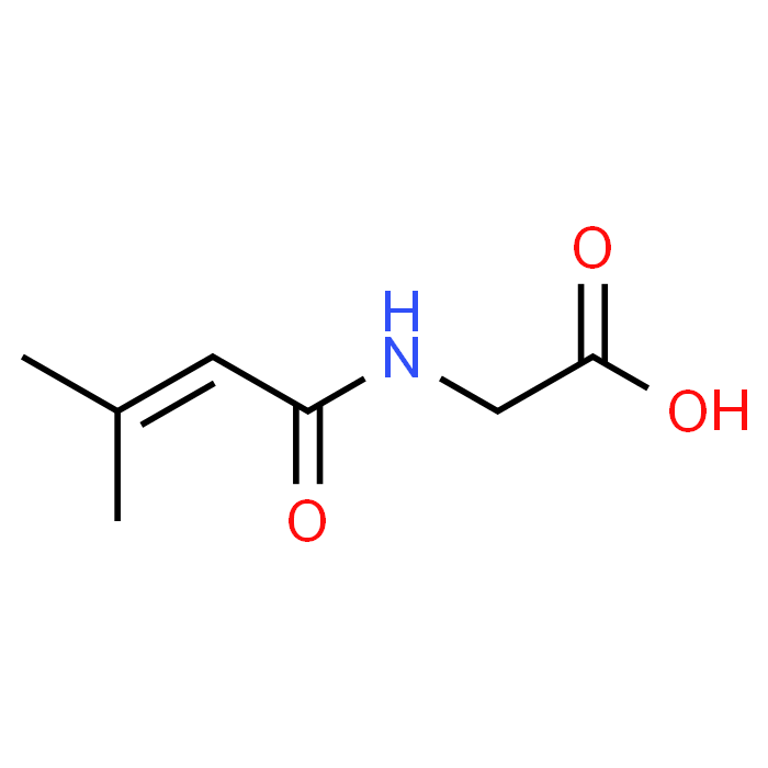 2-(3-Methylbut-2-enamido)acetic acid