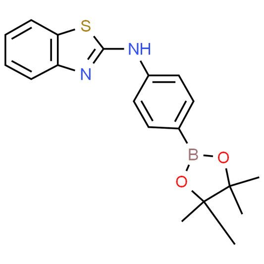 N-(4-(4,4,5,5-Tetramethyl-1,3,2-dioxaborolan-2-yl)phenyl)benzo[d]thiazol-2-amine