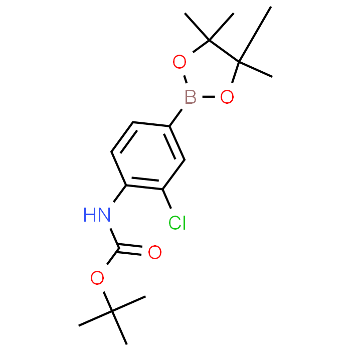 tert-Butyl (2-chloro-4-(4,4,5,5-tetramethyl-1,3,2-dioxaborolan-2-yl)phenyl)carbamate