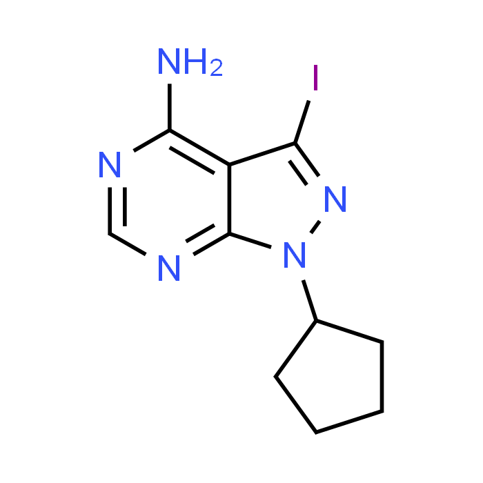 1-Cyclopentyl-3-iodo-1H-pyrazolo[3,4-d]pyrimidin-4-amine