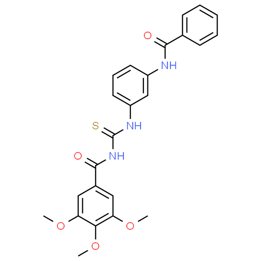 N-((3-Benzamidophenyl)carbamothioyl)-3,4,5-trimethoxybenzamide