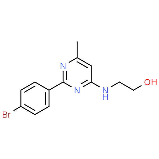 2-((2-(4-Bromophenyl)-6-methylpyrimidin-4-yl)amino)ethanol