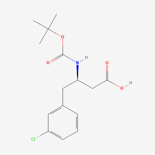 (R)-3-((tert-Butoxycarbonyl)amino)-4-(3-chlorophenyl)butanoic acid