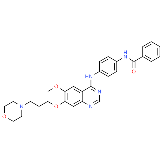 N-(4-((6-Methoxy-7-(3-morpholinopropoxy)quinazolin-4-yl)amino)phenyl)benzamide