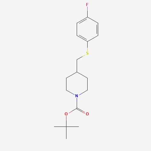 tert-Butyl 4-(((4-fluorophenyl)thio)methyl)piperidine-1-carboxylate