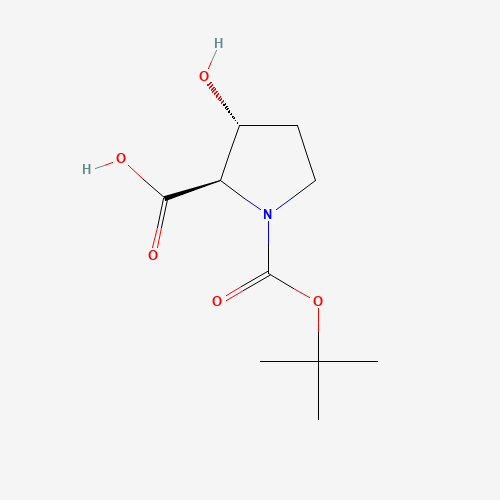 (2R,3R)-1-(tert-Butoxycarbonyl)-3-hydroxypyrrolidine-2-carboxylic acid