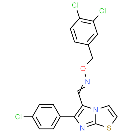 6-(4-Chlorophenyl)imidazo[2,1-b]thiazole-5-carbaldehyde O-(3,4-dichlorobenzyl) oxime