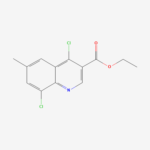 3-Quinolinecarboxylic acid, 4,8-dichloro-6-methyl-, ethyl ester