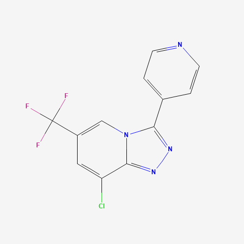4-[8-Chloro-6-(trifluoromethyl)-[1,2,4]triazolo[4,3-a]pyridin-3-yl]pyridine