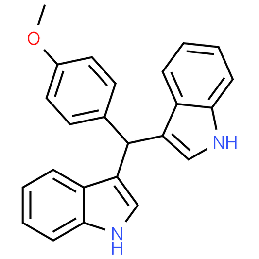 3,3'-((4-Methoxyphenyl)methylene)bis(1H-indole)