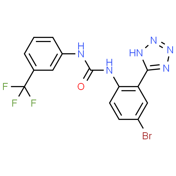 1-(4-Bromo-2-(1H-tetrazol-5-yl)phenyl)-3-(3-(trifluoromethyl)phenyl)urea