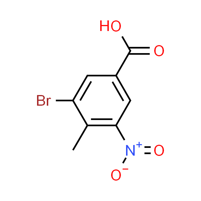 3-Bromo-4-methyl-5-nitrobenzoic acid