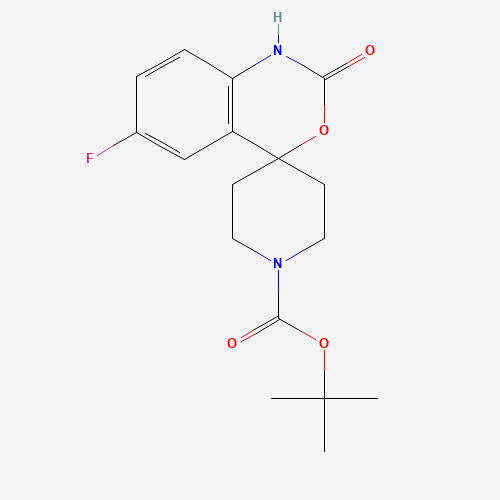 tert-Butyl 6-fluoro-2-oxo-1,2-dihydrospiro[benzo[d][1,3]oxazine-4,4'-piperidine]-1'-carboxylate
