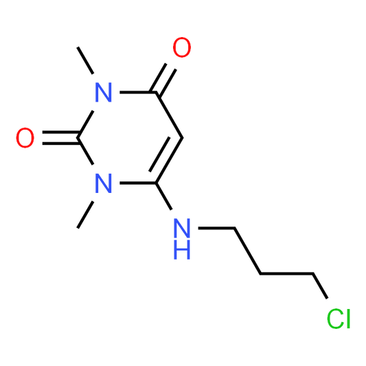 6-((3-Chloropropyl)amino)-1,3-dimethylpyrimidine-2,4(1H,3H)-dione