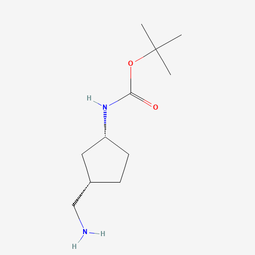 tert-Butyl ((1R,3S)-3-(aminomethyl)cyclopentyl)carbamate