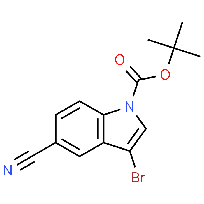 1-Boc-3-Bromo-5-cyanoindole