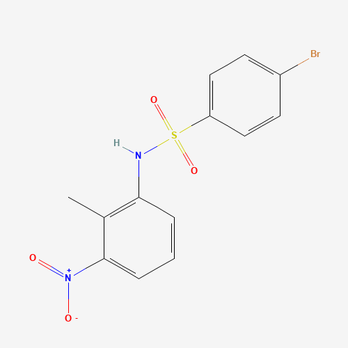 4-Bromo-N-(2-methyl-3-nitrophenyl)benzenesulfonamide