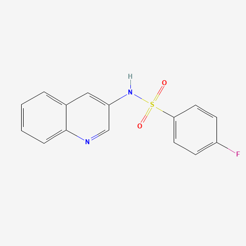 4-Fluoro-N-(quinolin-3-yl)benzenesulfonamide