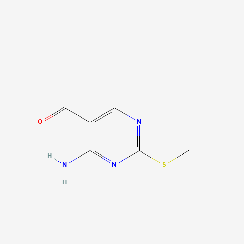 1-(4-Amino-2-(methylthio)pyrimidin-5-yl)ethanone