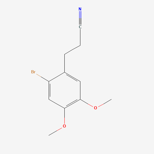 3-(2-Bromo-4,5-dimethoxyphenyl)propanenitrile