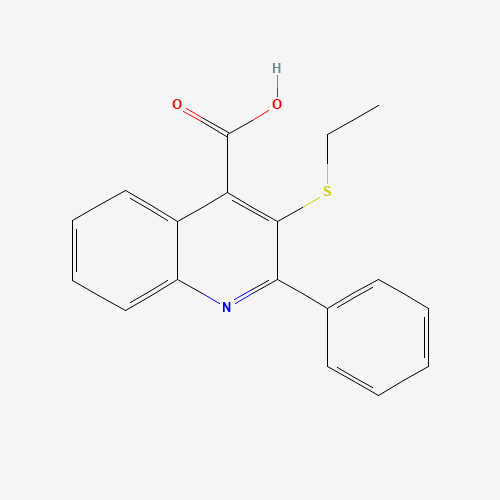 3-(Ethylthio)-2-phenylquinoline-4-carboxylic acid