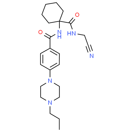 N-(1-((Cyanomethyl)carbamoyl)cyclohexyl)-4-(4-propylpiperazin-1-yl)benzamide