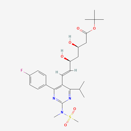 (3R,5S,6E)-7-[4-(4-Fluorophenyl)-6-isopropyl-2-[(methanesulfonyl) methylamino]pyrimidin-5-yl]-3,5-dihydroxyhept-6-enoic acid tert-butyl ester