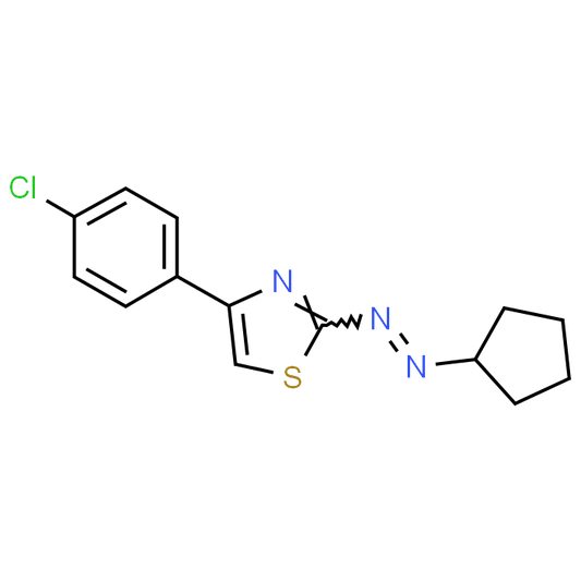 4-(4-Chlorophenyl)-2-(2-cyclopentylidenehydrazineyl)thiazole