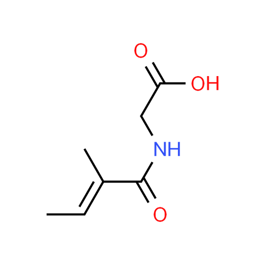 (E)-2-(2-Methylbut-2-enamido)acetic acid
