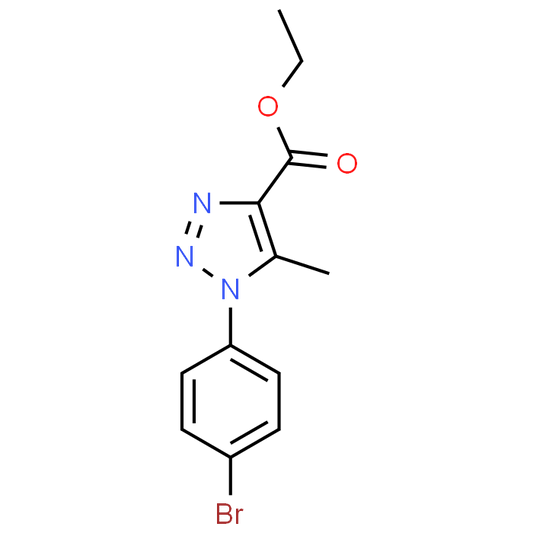 Ethyl 1-(4-bromophenyl)-5-methyl-1H-1,2,3-triazole-4-carboxylate