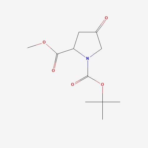 1-tert-Butyl 2-methyl 4-oxopyrrolidine-1,2-dicarboxylate