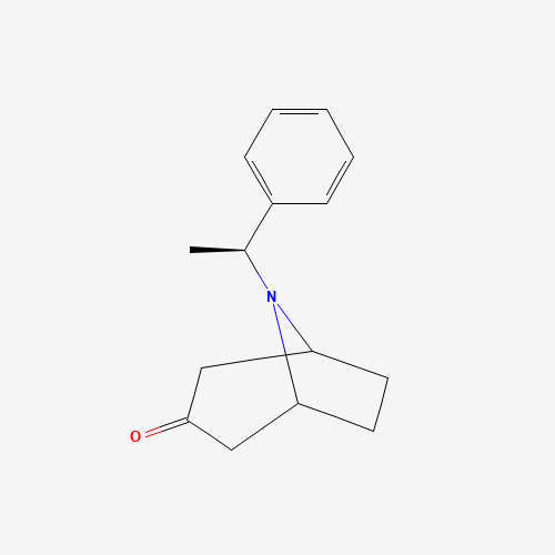 8-[(1S)-1-phenylethyl]-8-azabicyclo[3.2.1]octan-3-one