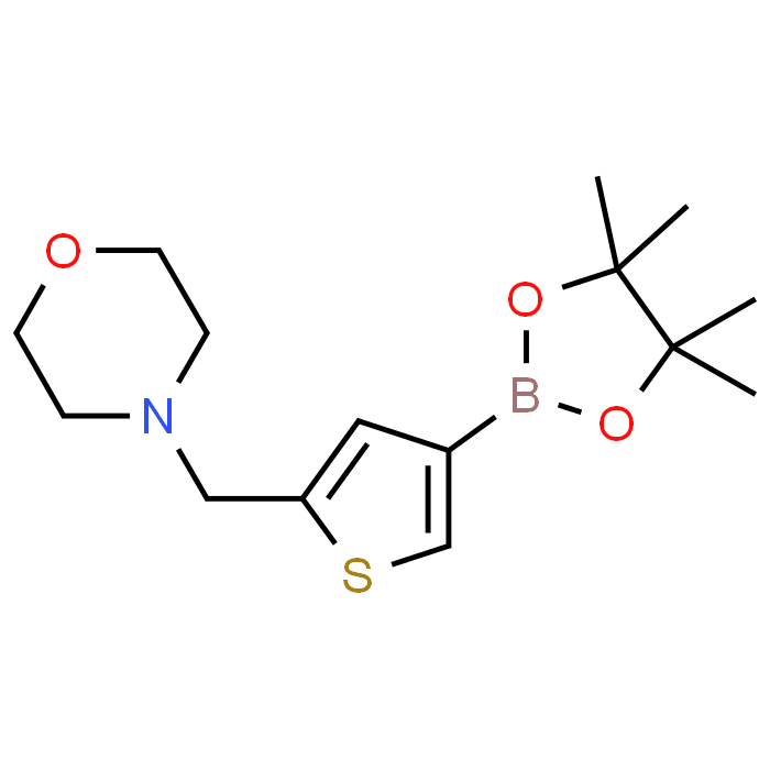 4-((4-(4,4,5,5-Tetramethyl-1,3,2-dioxaborolan-2-yl)thiophen-2-yl)methyl)morpholine