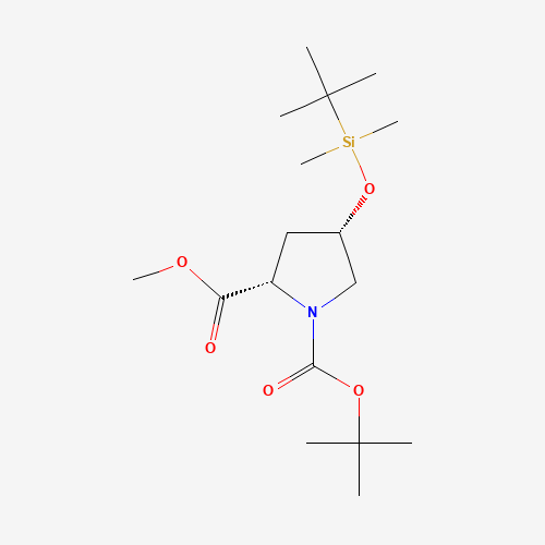 (2S,4S)-1-tert-Butyl 2-methyl 4-((tert-butyldimethylsilyl)oxy)pyrrolidine-1,2-dicarboxylate