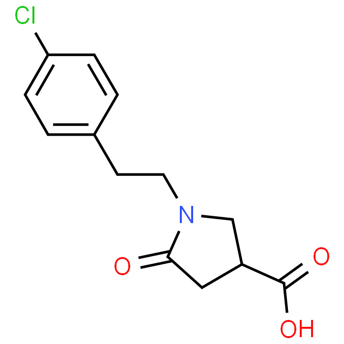 1-(4-Chlorophenethyl)-5-oxopyrrolidine-3-carboxylic acid