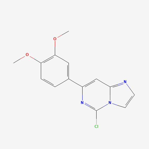 5-Chloro-7-(3,4-dimethoxyphenyl)imidazo[1,2-c]pyrimidine