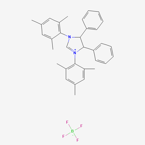 (4R,5R)-1,3-Dimesityl-4,5-diphenyl-4,5-dihydro-1H-imidazol-3-ium tetrafluoroborate