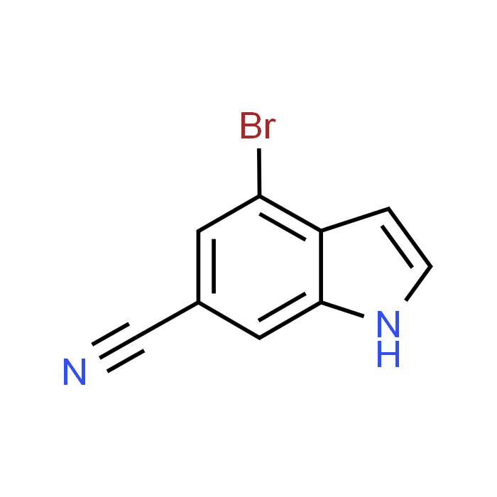 4-Bromo-1H-indole-6-carbonitrile