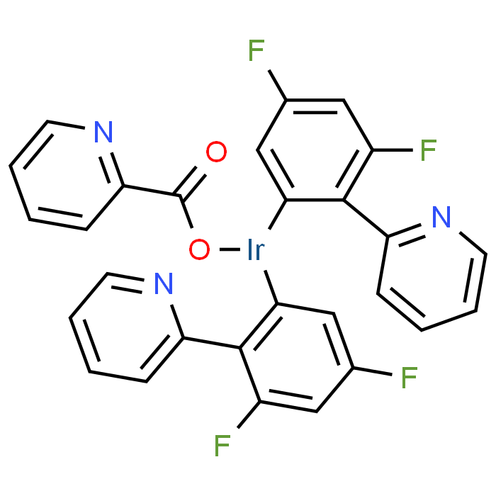 Bis[2-(4,6-difluorophenyl)pyridinato-C2,N](picolinato)iridium(III)