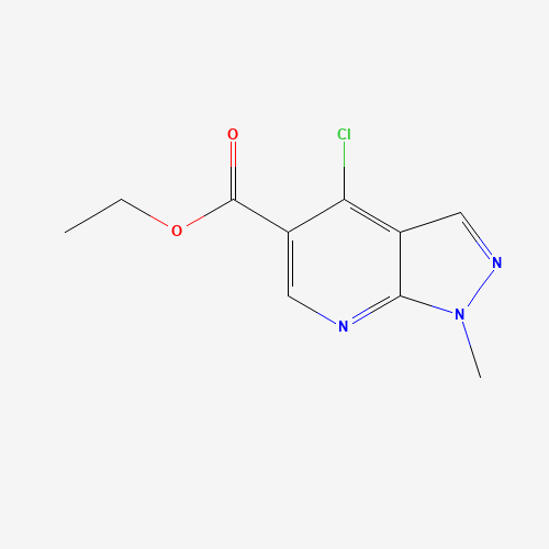 Ethyl 4-chloro-1-methyl-1H-pyrazolo[3,4-b]pyridine-5-carboxylate