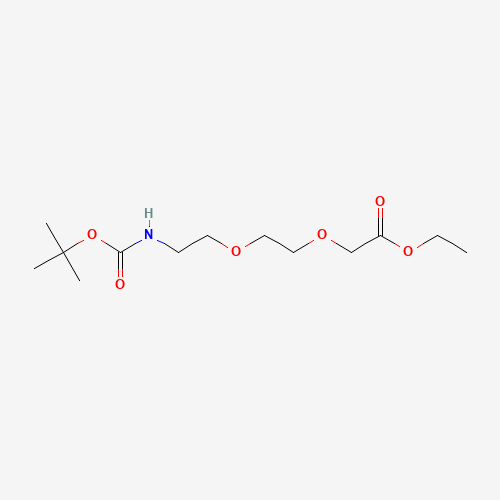 Ethyl 2,2-dimethyl-4-oxo-3,8,11-trioxa-5-azatridecan-13-oate - Achmem