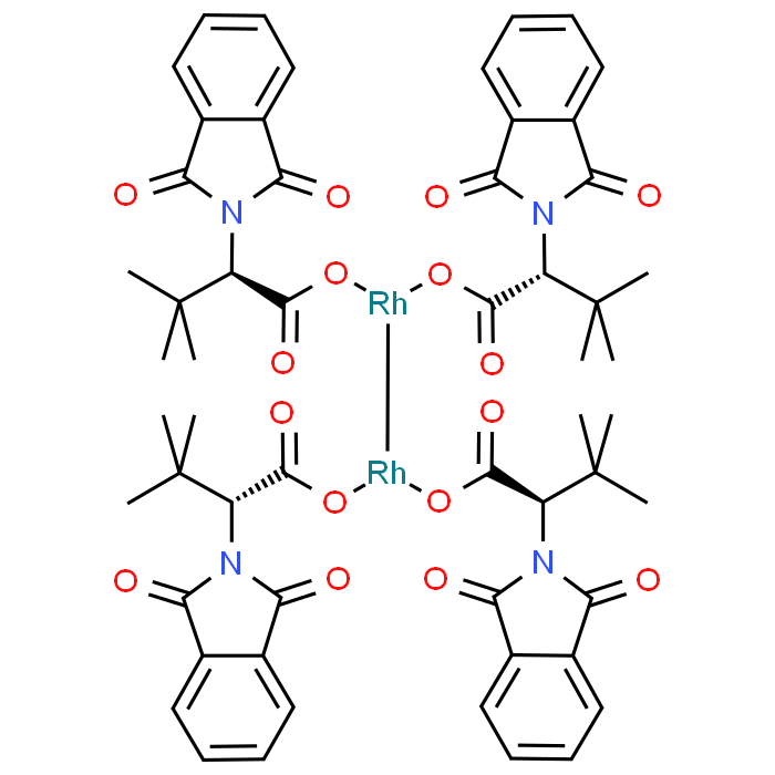 Tetrakis[N-phthaloyl-(R)-tert-leucinato]dirhodium Bis(ethyl Acetate) Adduct