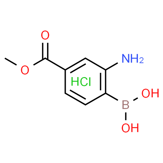 2-Amino-4-(methoxycarbonyl)benzeneboronic acid HCl