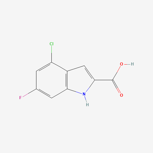 4-Chloro-6-fluoro-1H-indole-2-carboxylic acid